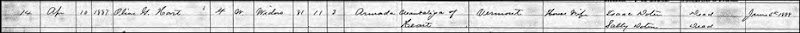 Copy of HART_Olive nee DOTEN_death record_10 Apr 1887_ArmadaMacombMich