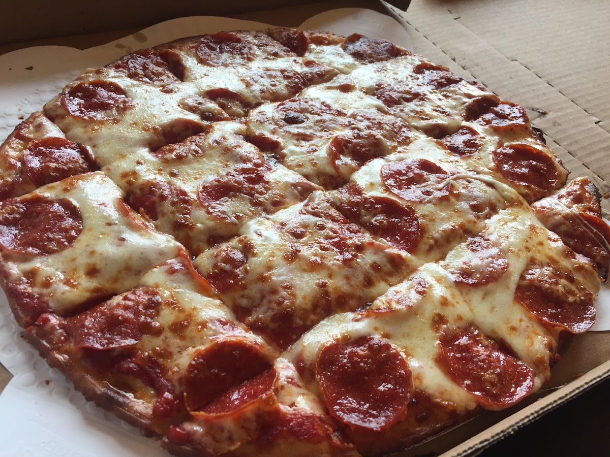 Pepperoni with extra cheese