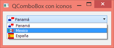 QComboBox con icono