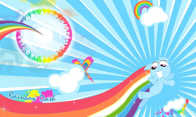 my little pony friendship is magic rainbow dash filly sonic rainboom