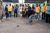 Bupati tanjabbar resmi membuka turnamen gasing undi di seberang kota