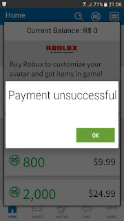 Hello I Tried To Purchase 80 Robux And It Didnt Work It - 