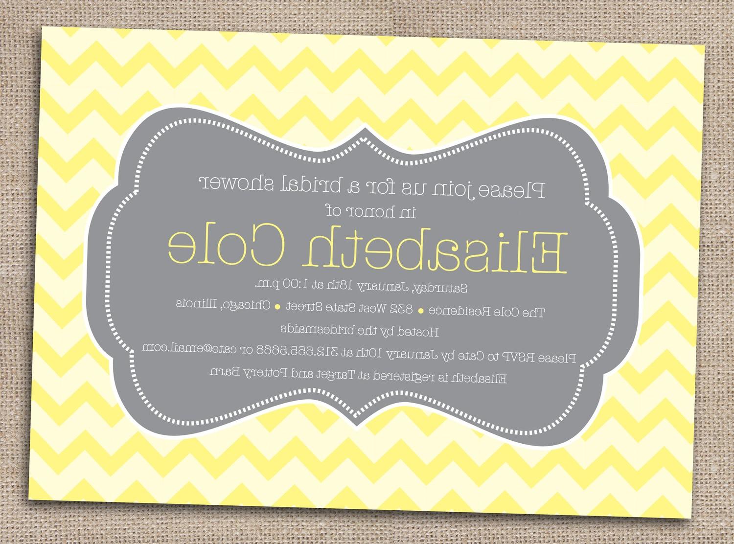 Printable Bridal Shower