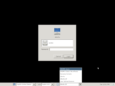 Ubuntu 11.10 login screen