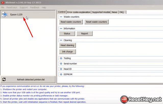 How To Reset Epson printer by WIC Reset Utility tools