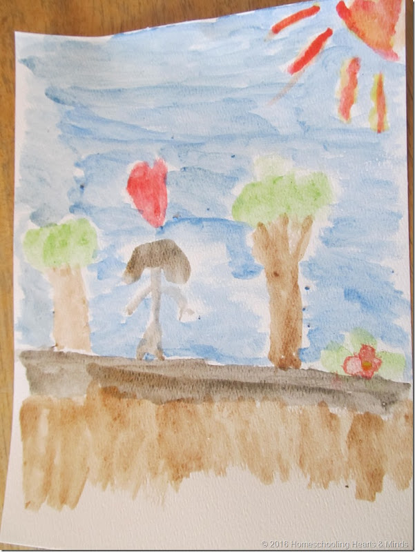 Egg tempura Painting at Homeschooling Hearts & Minds