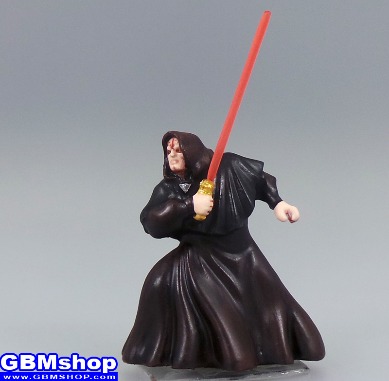 star wars miniature Imperial Assault Darth Sidious Sith Master #7 Jedi Academy Star Wars Miniatures Custom Customize and Painting