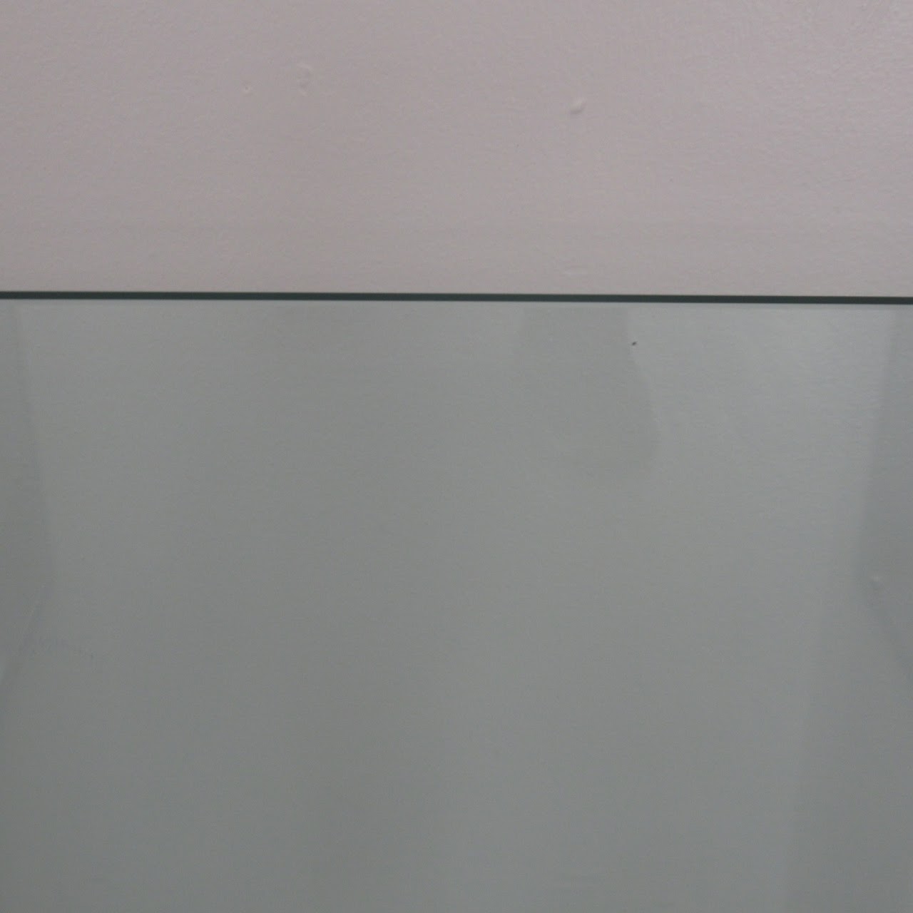 Modern Chrome & Glass Side Table