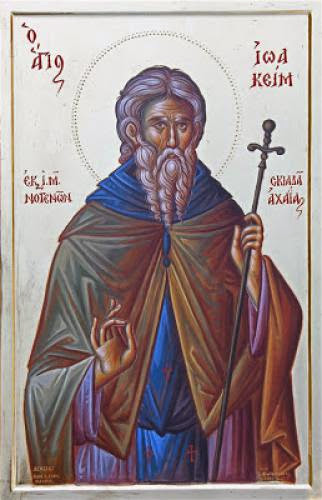 Saint Joachim The New God-Bearer Of Notenon Monastery