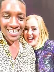 Nigerian Dude Goes After Kissing British Singer Adele mygistertainment