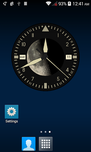 Lunar Clock Wallpaper Demo