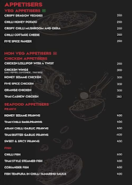 The Southern Wok menu 1