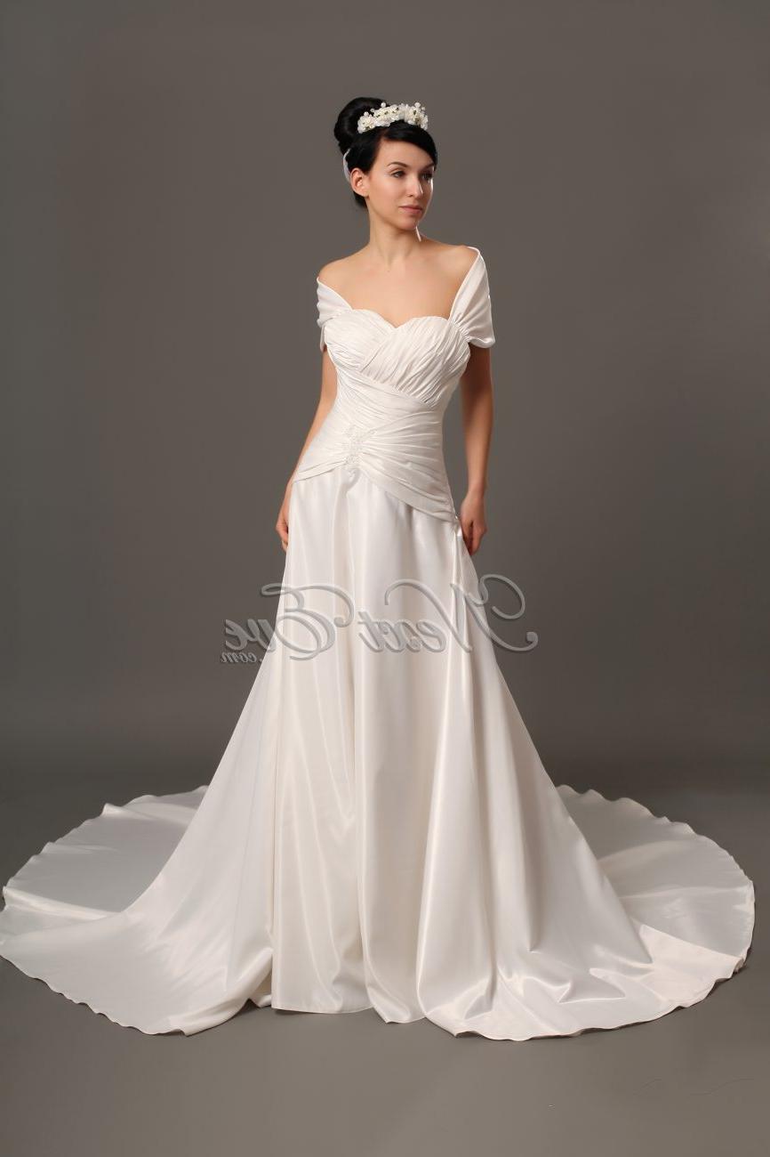 the Shoulder Wedding gown