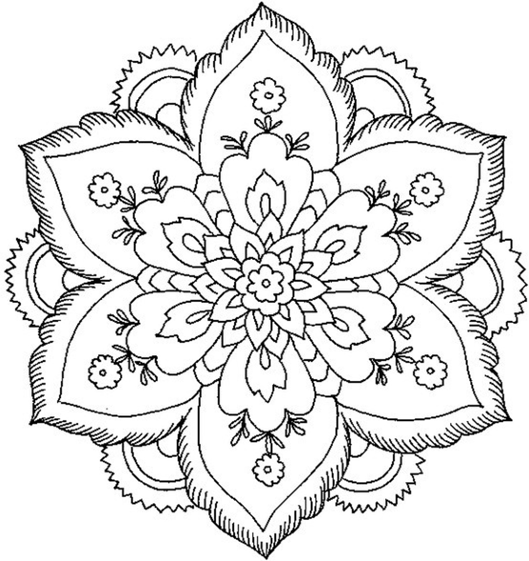 Best Girly Mandala Coloring Pages Pictures  Coloring Pages for Children and Adult