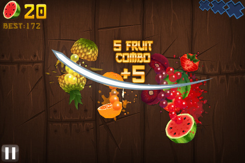  Download iPhone Game Fruit Ninja Lite 