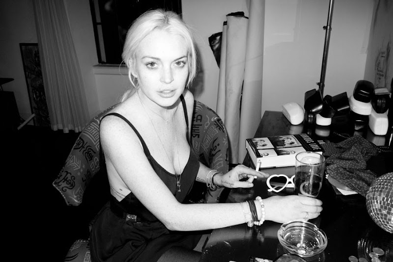 Lindsay Lohan, love magazine feb 2012