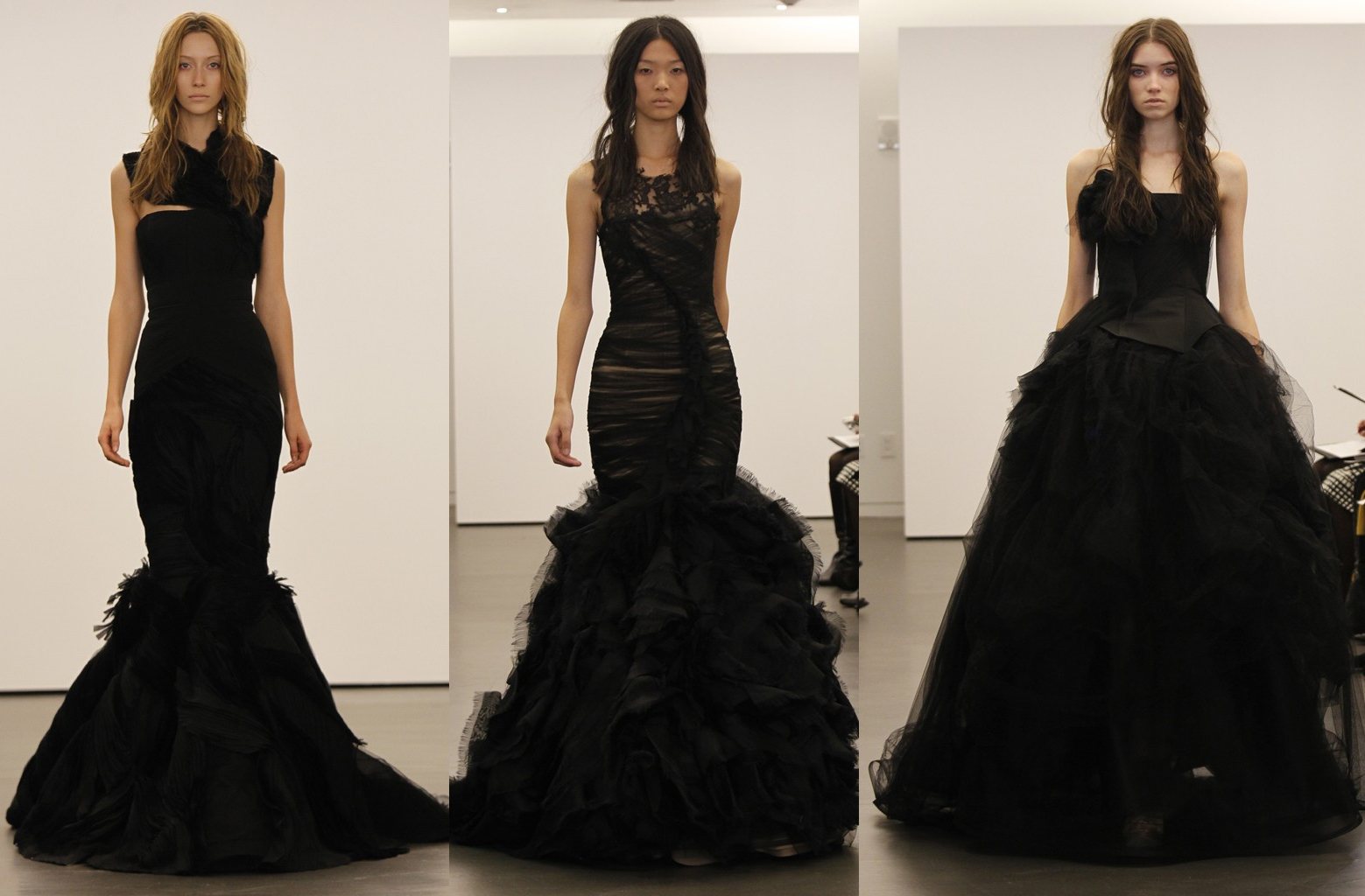 black wedding dresses that