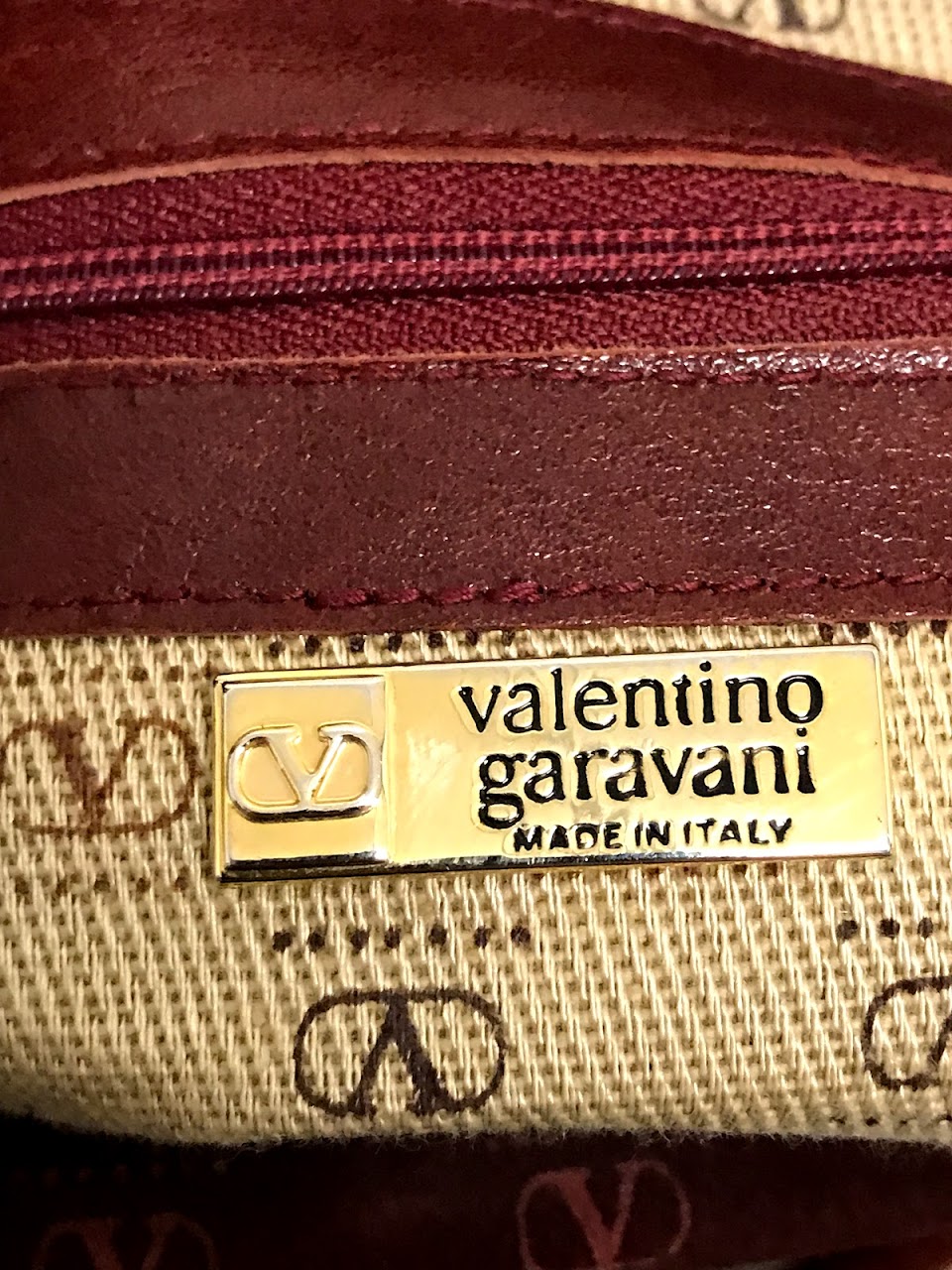 Valentino Suede Monogram Handbag