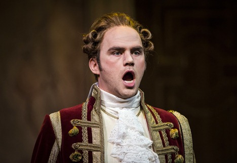 IN REVIEW: Tenor ANDREW OWENS as Don Ramiro in Greensboro Opera's production of Gioachino Rossini's La Cenerentola, August 2015 [Photo © by Artisan Images/David Wilson, used with permission]