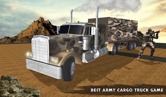 US Army Robot Transport Truck Driving Games Screenshot