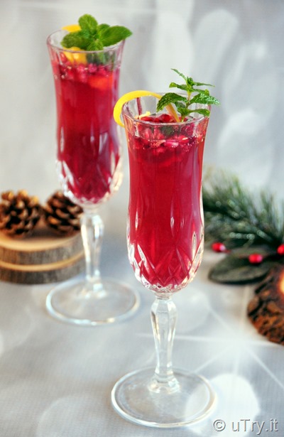 New Year's Eve Cocktail Recipe: Pomegranate Mimosa   http://uTry.it