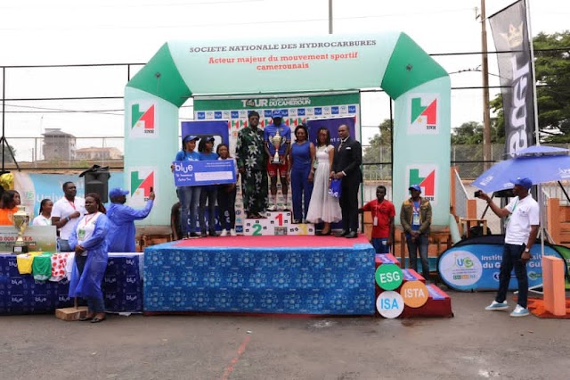 Cameroon International Cycling Tour: CAMTEL Takes Finale to another level, paints race Blue