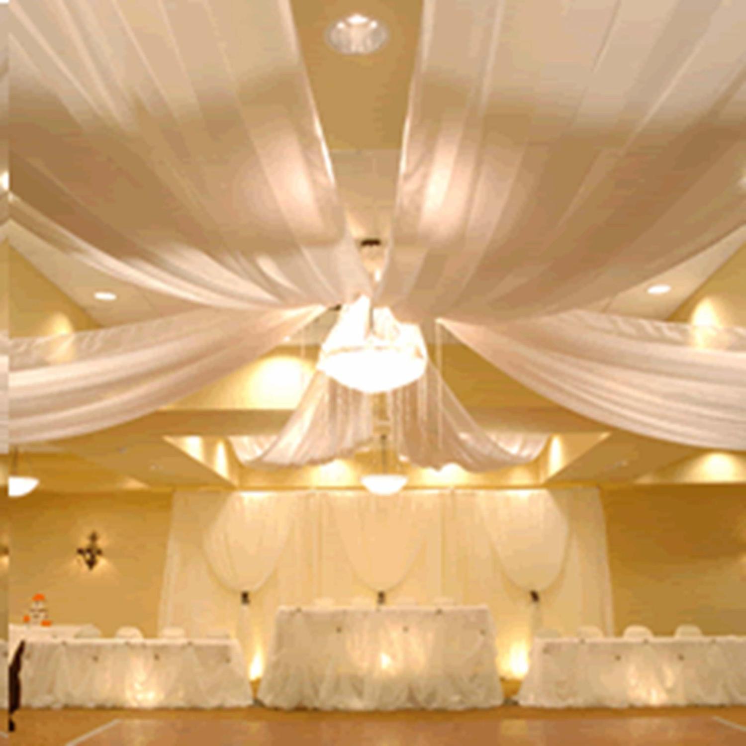 Wedding Drapes, Ceiling drapes