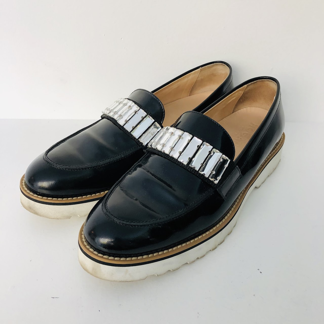 Hogan Rhinestone Loafers