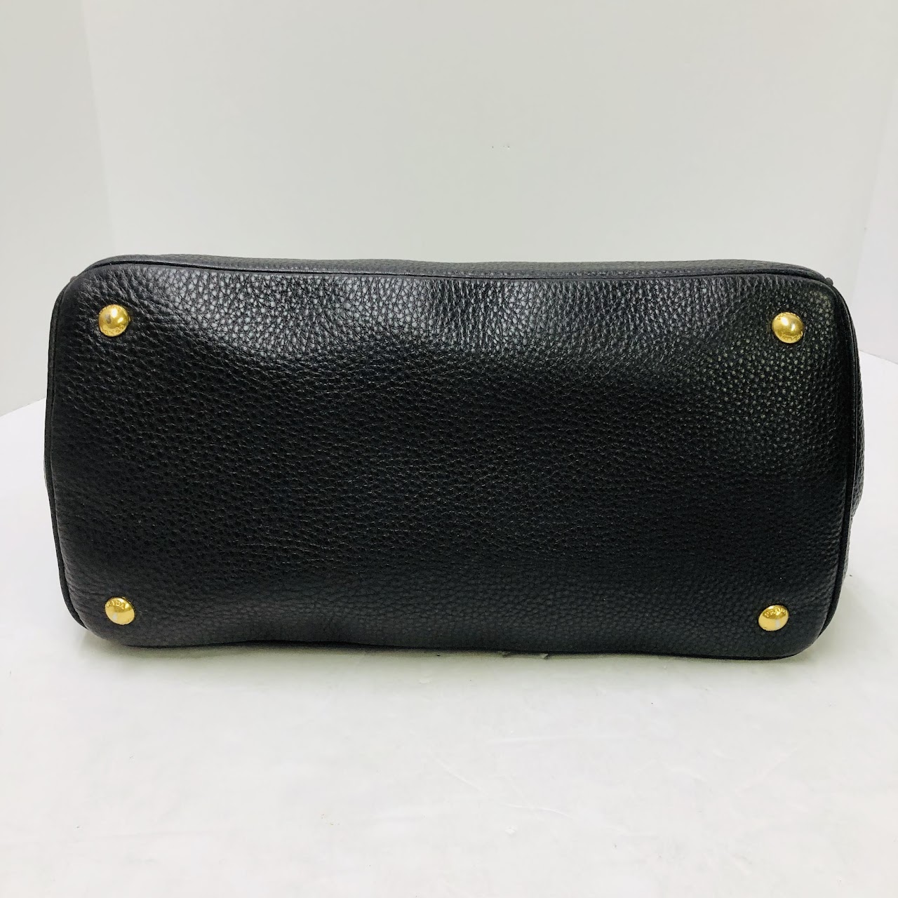 Prada Pebbled Leather Vitello Daino Tote