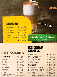 Arabian Palace Fortkochi menu 4