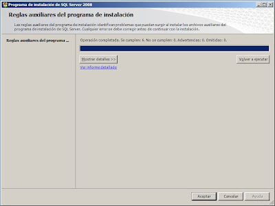 Instalar Microsoft SQL Server 2008 Express with Advanced Services x64 en Microsoft Windows Server 2008 R2 x64