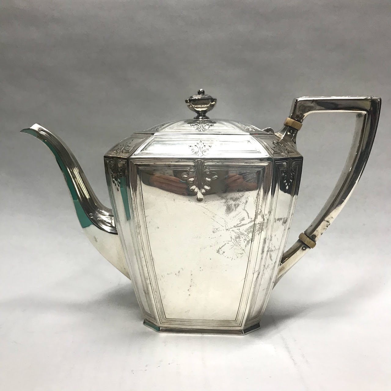 Sterling Silver 2 3/4 Pint Teapot