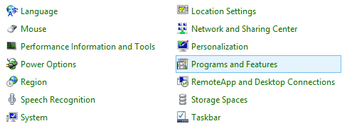 programmi e caratteristiche