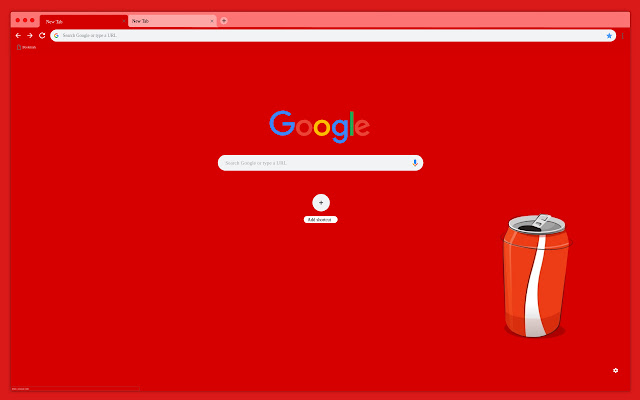 Cola can chrome extension