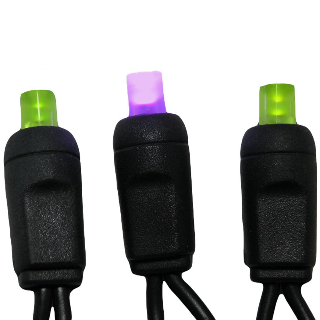 Purple & Lime Green LED