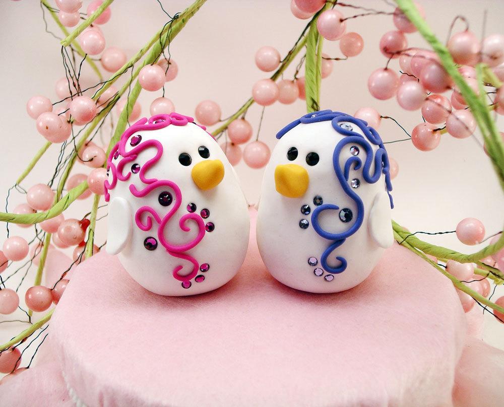 Wedding Cake Topper Birds