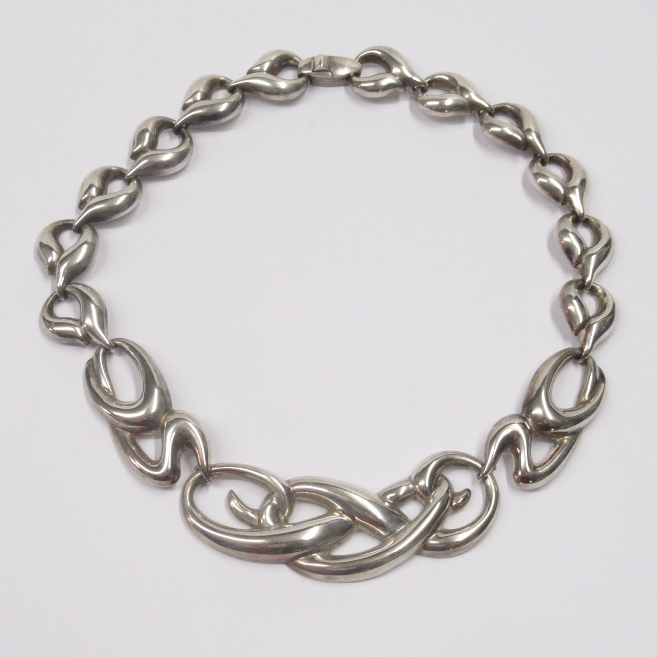 Sterling Silver Bayanihan Modernist Necklace