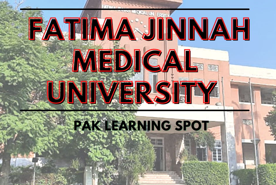 All About Fatima Jinnah Medical University FJMU Lahore PakLearningSpot PLS Best Online