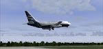 Presidential 737-200 roars off Baltimore's runway 28