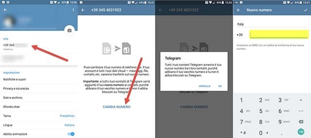 telegram-cambio-numero