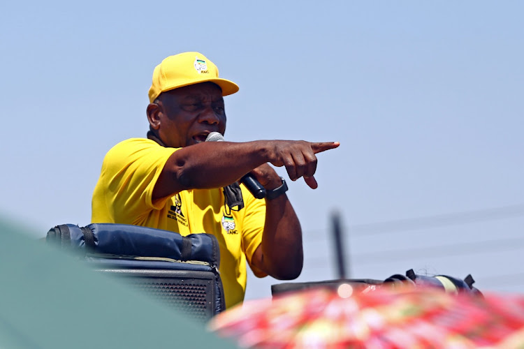 President Cyril Ramaphosa reminded supporters in Mokopane, Limpopo, on Thursday that South Africans needed to work together to defend the gains made in the country. File photo.