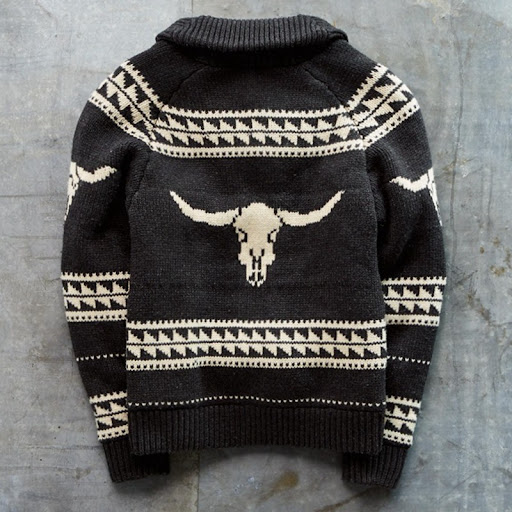 Title 1, New Mens Black Jacquard Long-sleeved Sweater f...