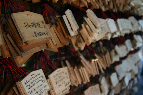 Prayers at Meiji Jingu Shrine