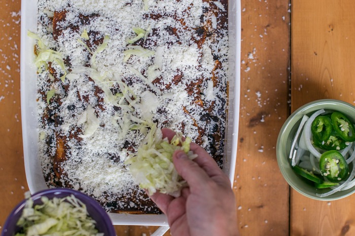 Ancho Beef and Bean Enchiladas are a great party food Ancho Beef and Bean Enchiladas are a great party food