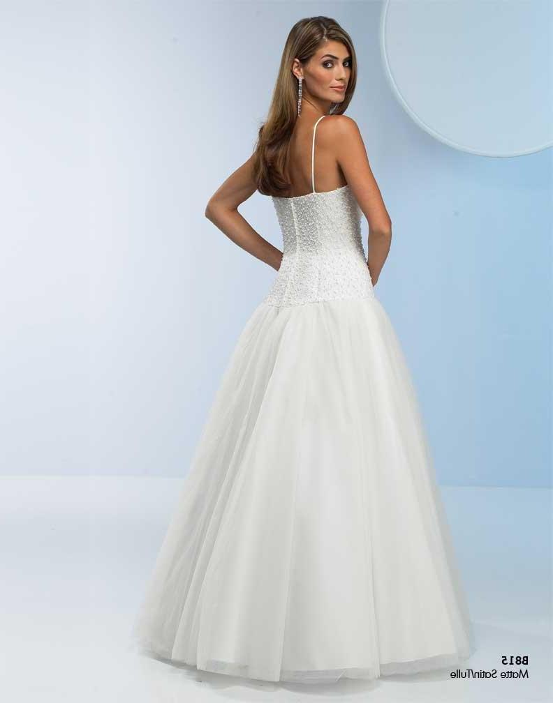 organza wedding dress for