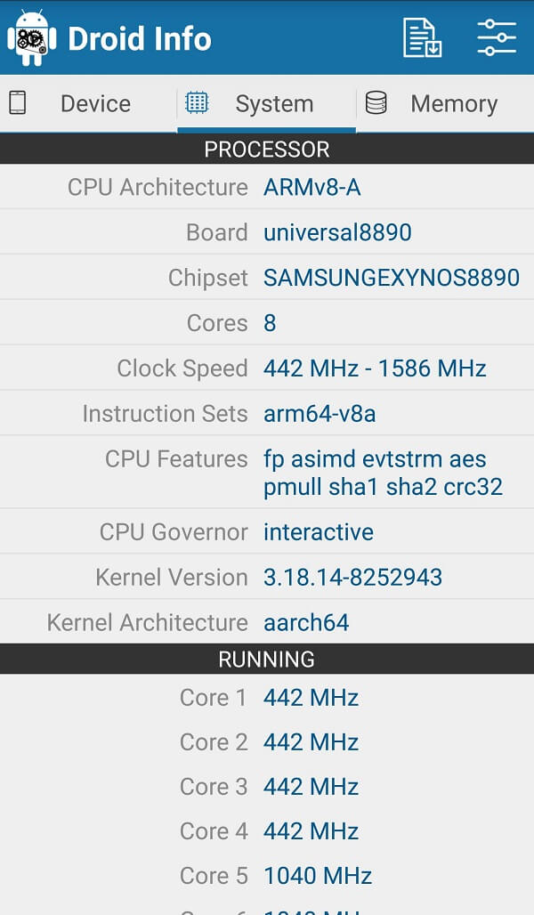 Voor de processor, code kijk onder Instructies set