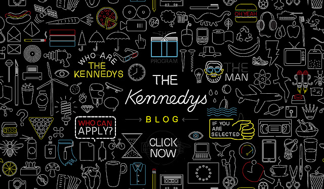 ＊充滿霓虹燈元素的網站：The Kennedys Web Site 40