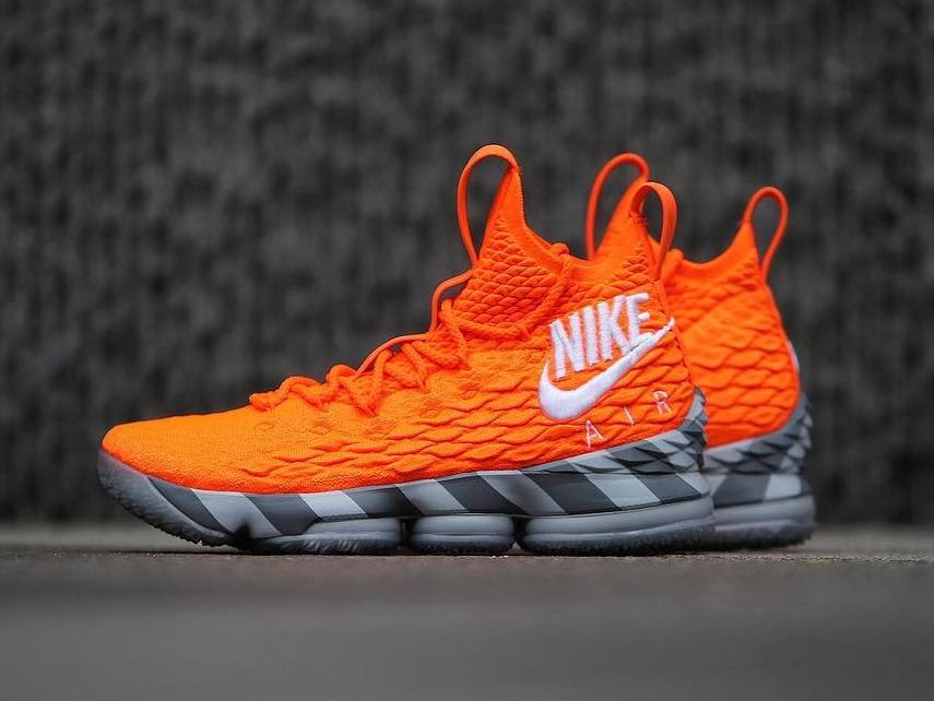 nike lebron 16 orange