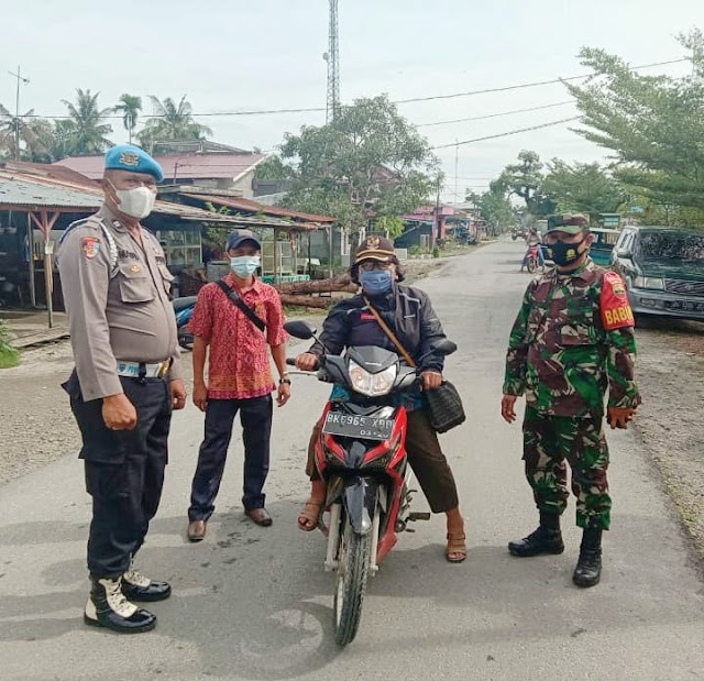 Gempur Covid-19, Polsek Tanjung Beringin Gelar Ops Yustisi 