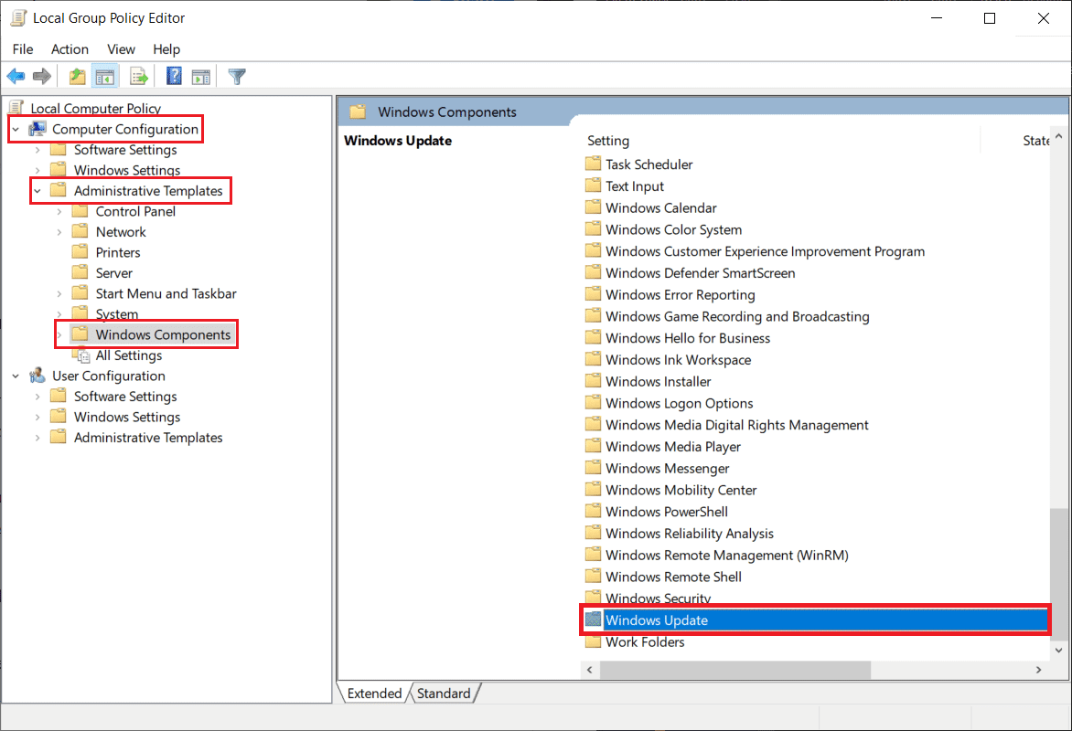 HKEY_LOCAL_MACHINESOFTWAREPoliciesMicrosoftWindows |  Zastavte automatické aktualizace ve Windows 10